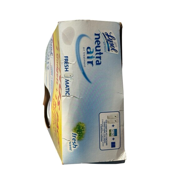 Lysol Neutra Air Freshmatic Air Treatment Bonus 2 Pack Automatic Fresh Scent - Picture 5 of 6